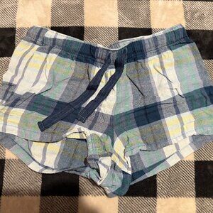 Old Navy Blue and Green Women's PJ Shorts